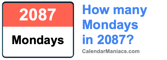 Mondays in 2087