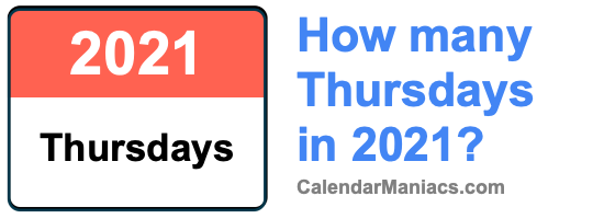 Thursdays in 2021