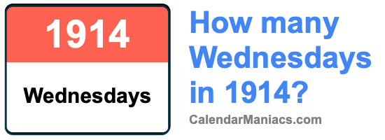 Wednesdays in 1914