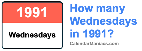 Wednesdays in 1991