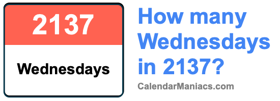 Wednesdays in 2137