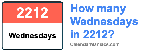 Wednesdays in 2212