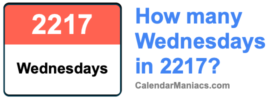Wednesdays in 2217