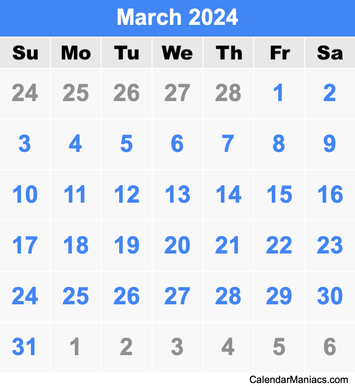 Calendar Of March 2024 Top The Best Incredible School Calendar Dates 2024