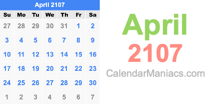 April 2107