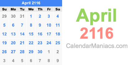 April 2116