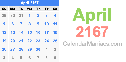 April 2167