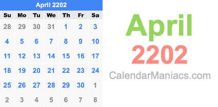 April 2202