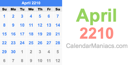 April 2210