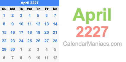 April 2227