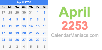 April 2253