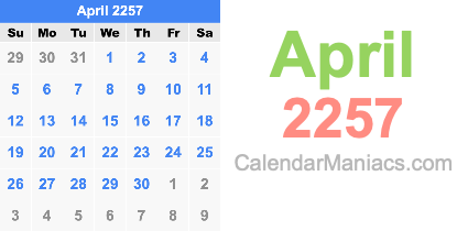 April 2257