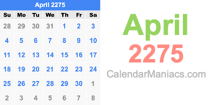 April 2275