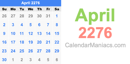 April 2276