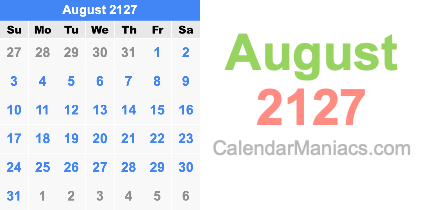 August 2127