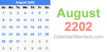 August 2202