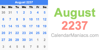 August 2237