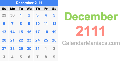 December 2111