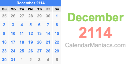 December 2114
