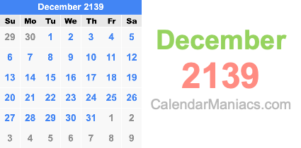 December 2139