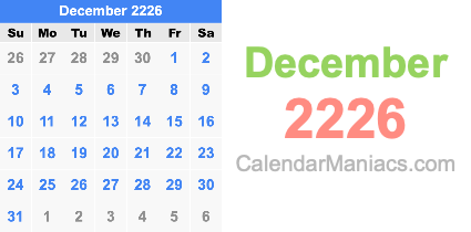 December 2226