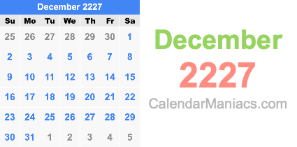 December 2227