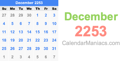 December 2253