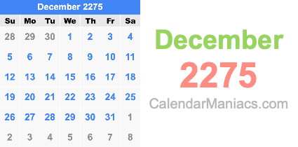 December 2275