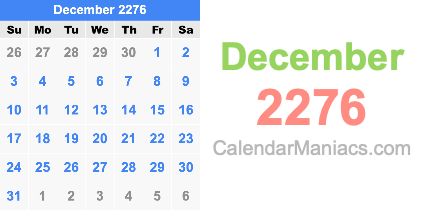 December 2276