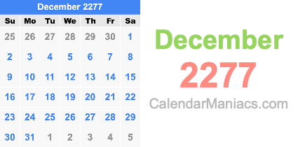 December 2277