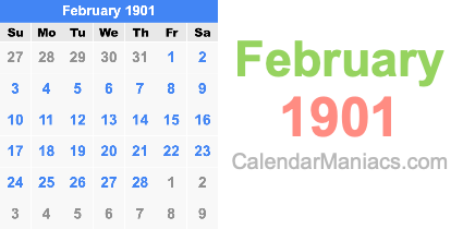 February 1901
