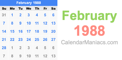 February 1988