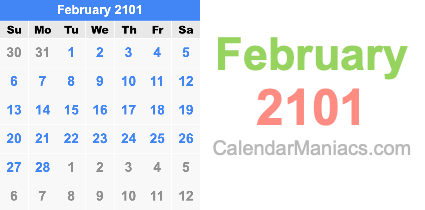 February 2101