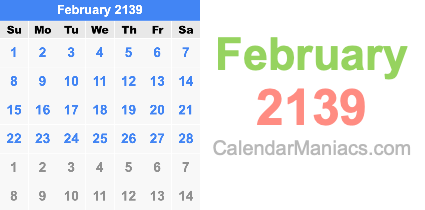 February 2139