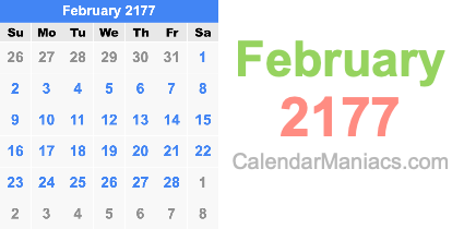 February 2177