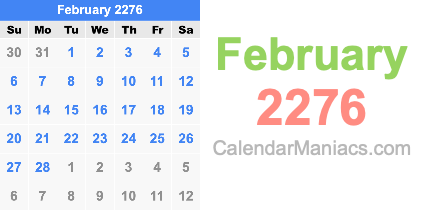 February 2276