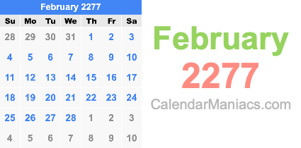 February 2277