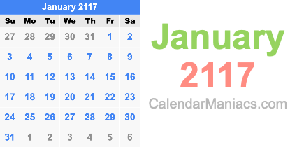 January 2117