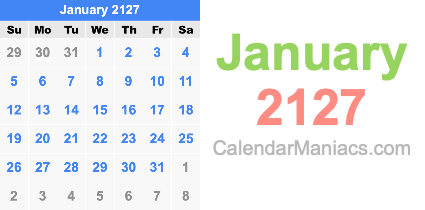 January 2127