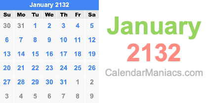 January 2132