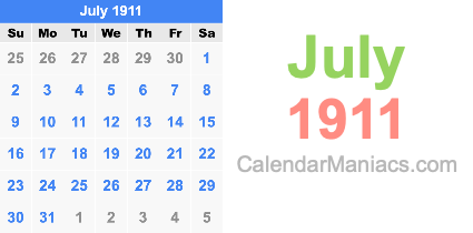 July 1911