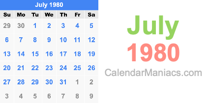 July 1980