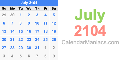 July 2104