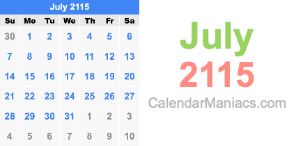 July 2115