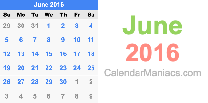 IEM :: RQC00660061 Data Calendar for Jun 2016