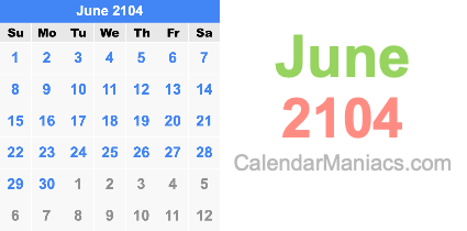 June 2104