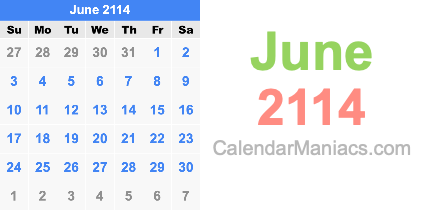 June 2114