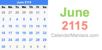 June 2115