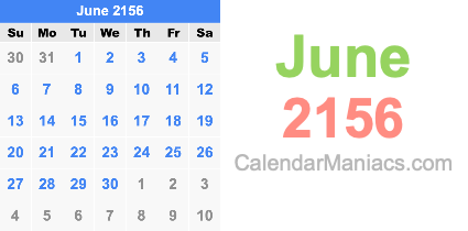 June 2156