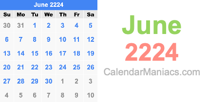 June 2224